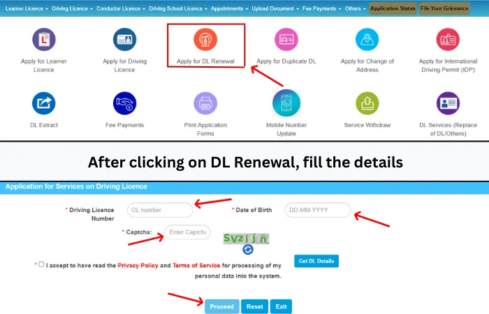renew driving license